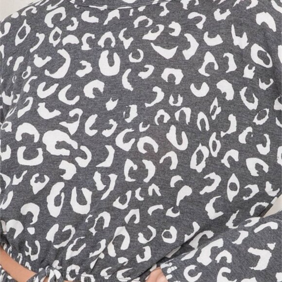 Animal Leopard Print Loungewear 2 piece Set - Picture 7 of 8